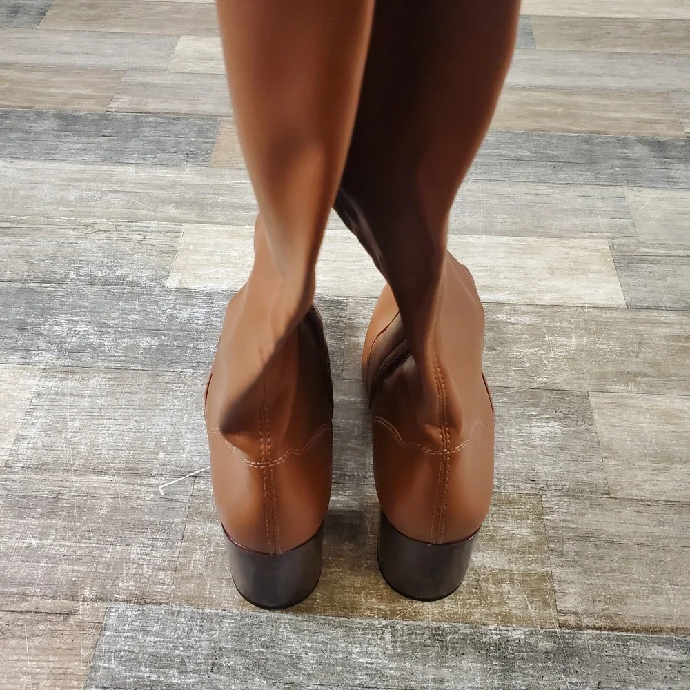 Franco Sarto Womens Talfer Knee High Boots Size 9.5 Side Zip Tall NEW‎ NWOB